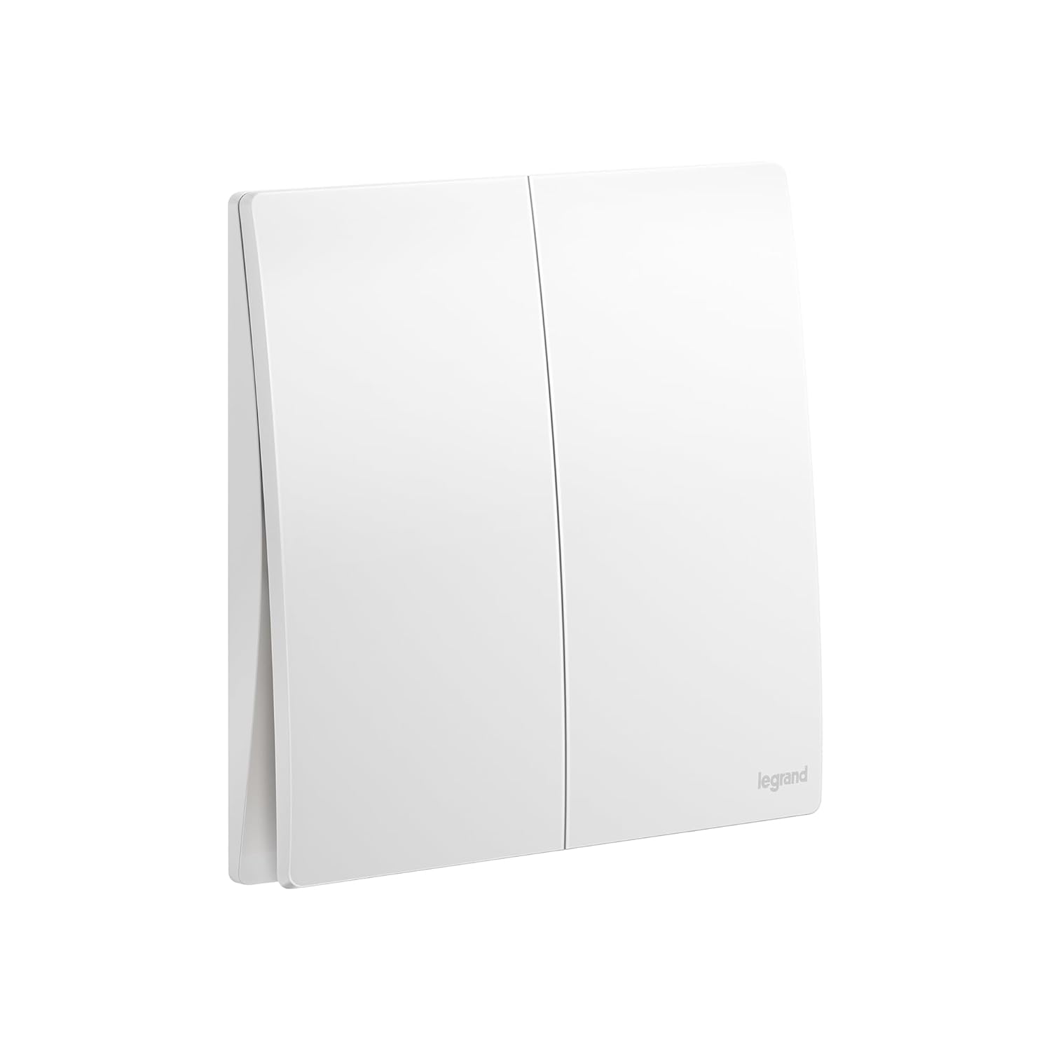 Legrand 16A 2G 1WAY SWITCH MALLIA SENSES WHITE 281002MW